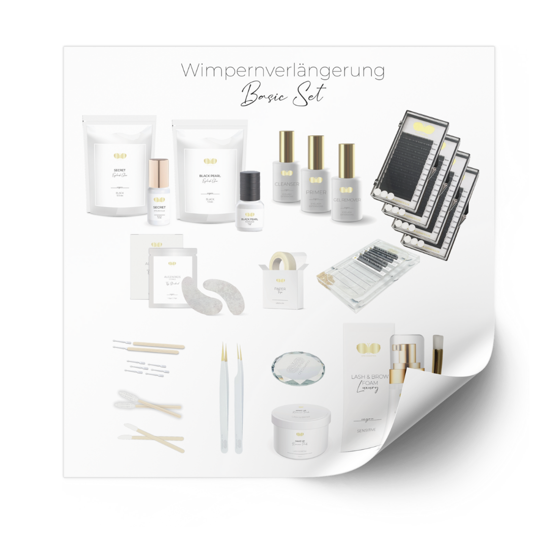 Basic Set + Gratis Wimpernverlängerung Basis Online Schulung