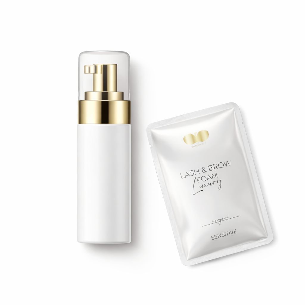 Empty bottle + eyelash shampoo concentrate set