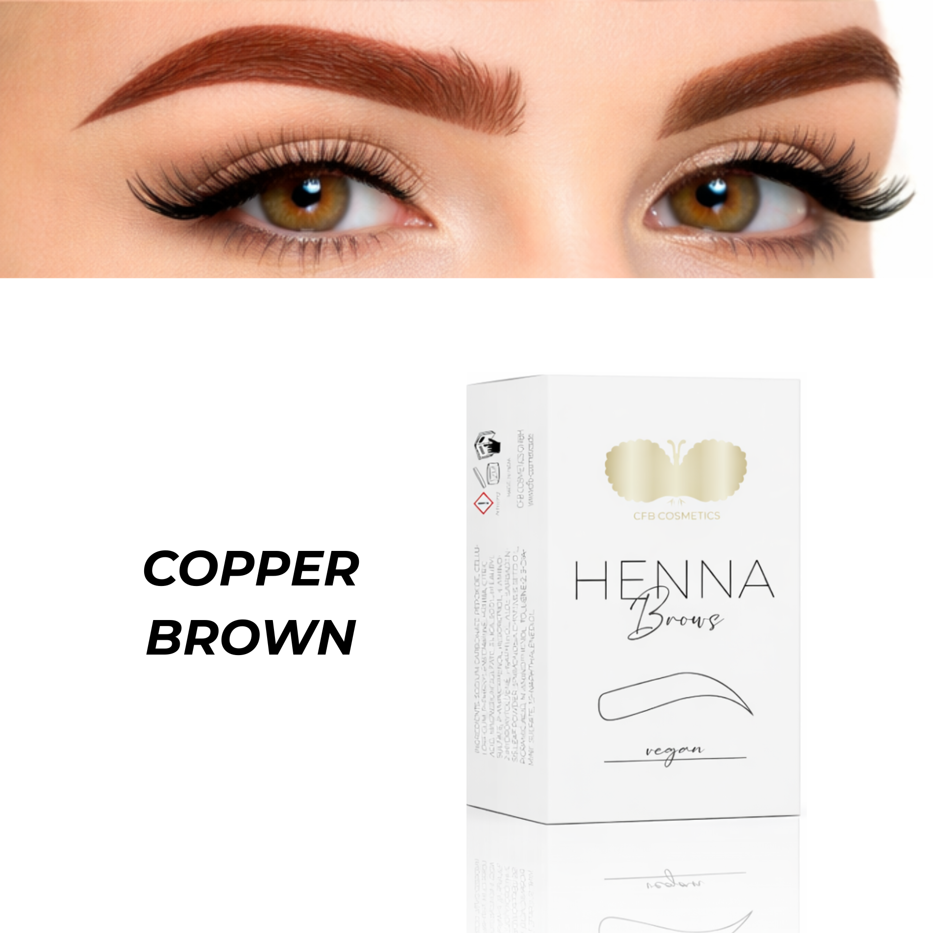 Henna Brows Copper Brown | Brow Henna | CFB Cosmetics®