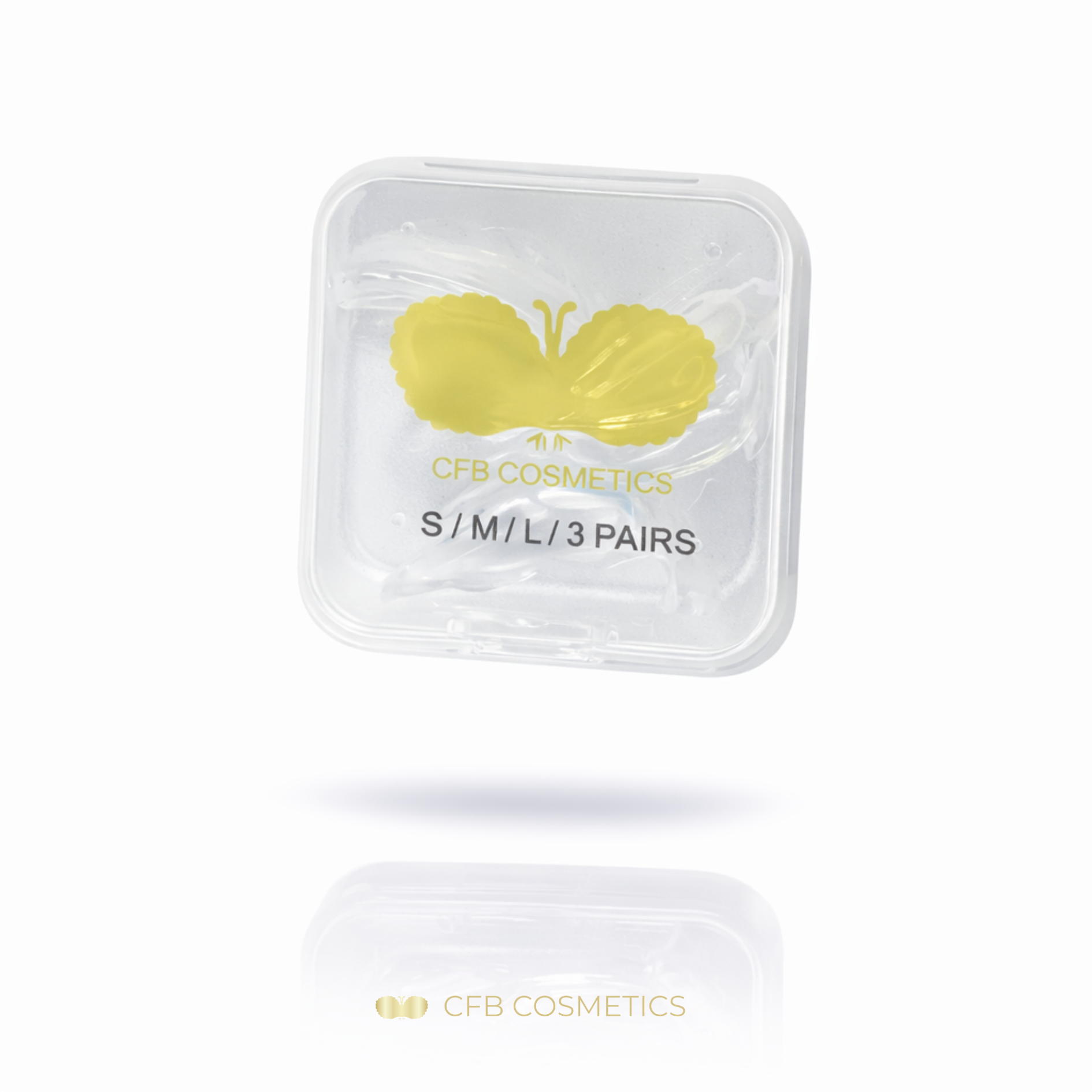 Silikonpads für Lash Lifting | 3 Paar S, M & L | selbstklebend | CFB Cosmetics®