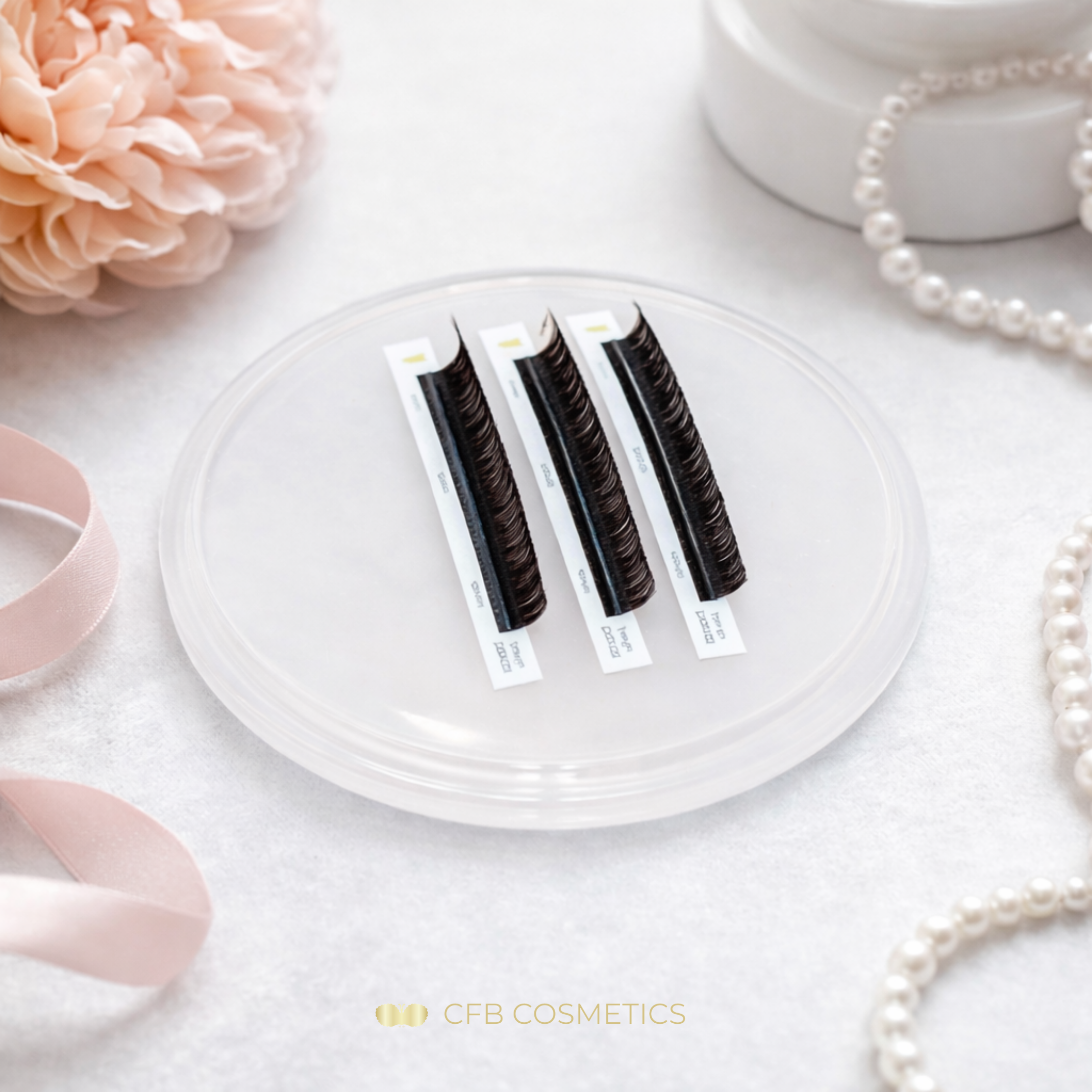 Silikontray | Auflage für Wimpernplatte | rund