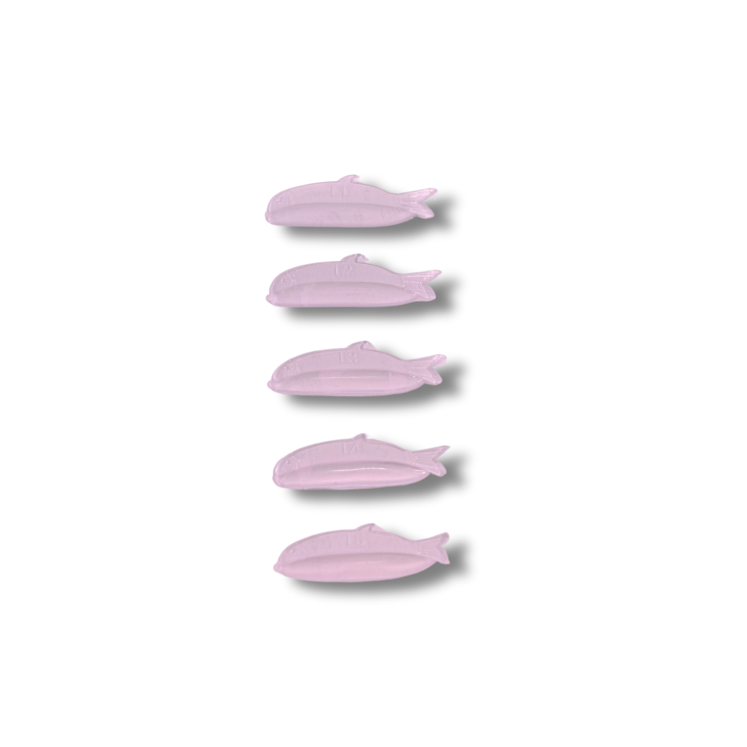 Lifting Silikonpads | Fisch-Motiv | pink | selbstklebend Lifting Silikonpads | Fisch-Motiv | pink | selbstklebend
