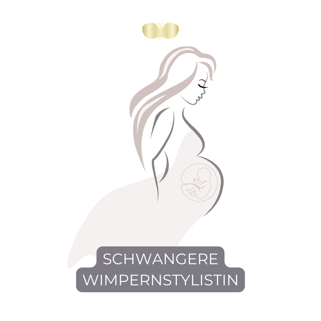 Pregnant eyelash stylist