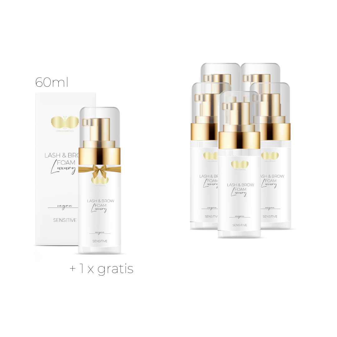 Wimpernshampoo 5er Set + 1 gratis | Lash & Brow Foam | 60 ml Wimpernshampoo 5er Set + 1 gratis | Lash & Brow Foam | 60 ml