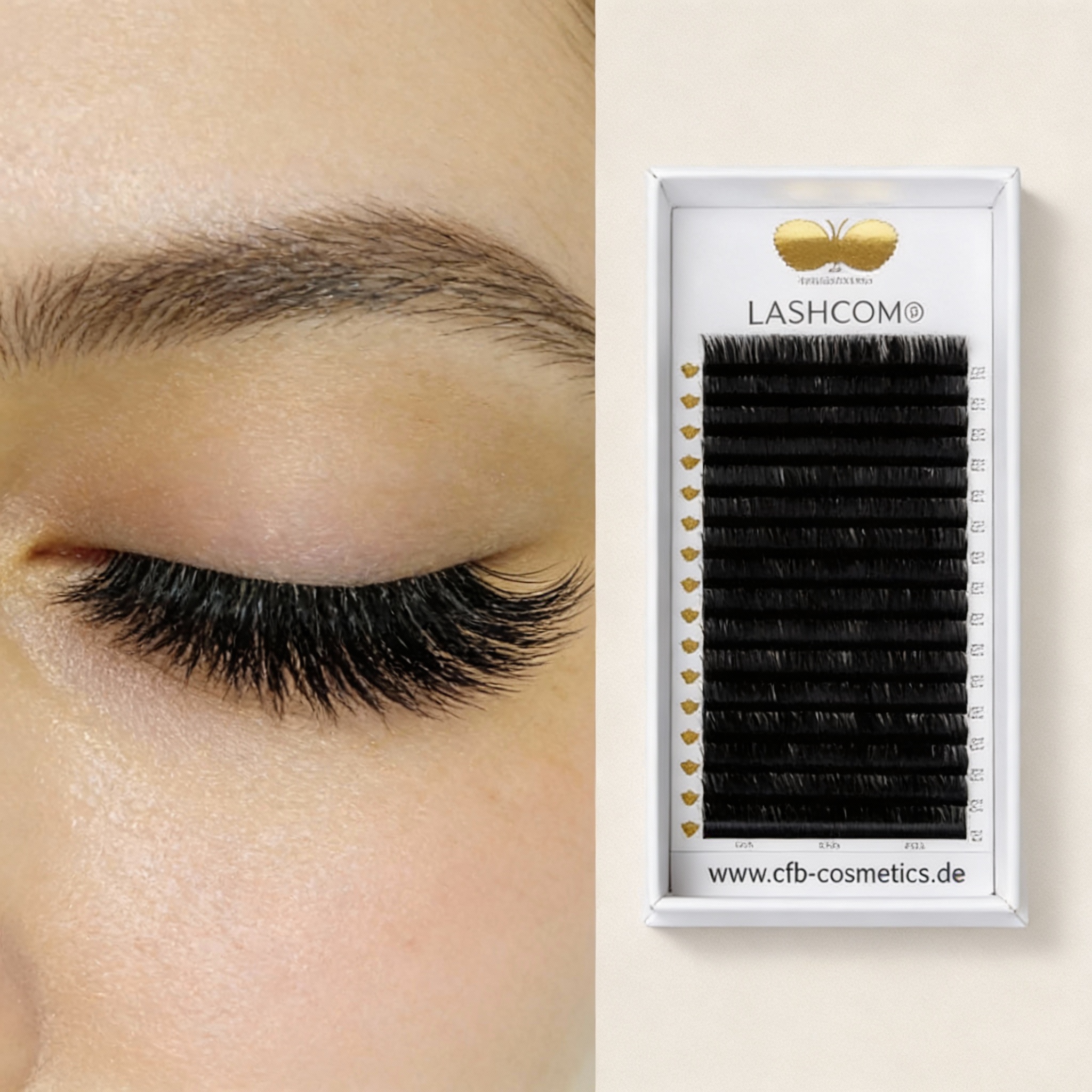 Luxury Satin Volumenwimpern | EINZELLÄNGE