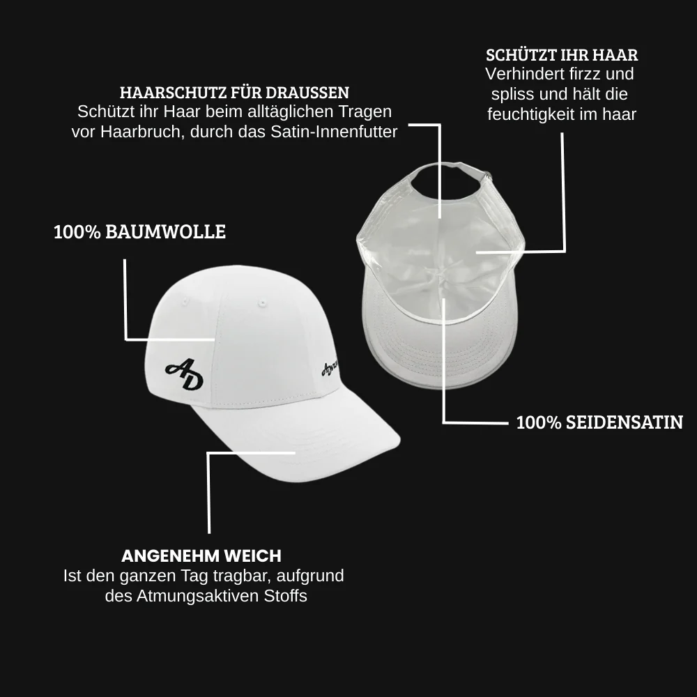 Haarschonende Cap | Advancing® Ventura | mit Seidensatin Haarschonende Cap | Advancing® Ventura | mit Seidensatin