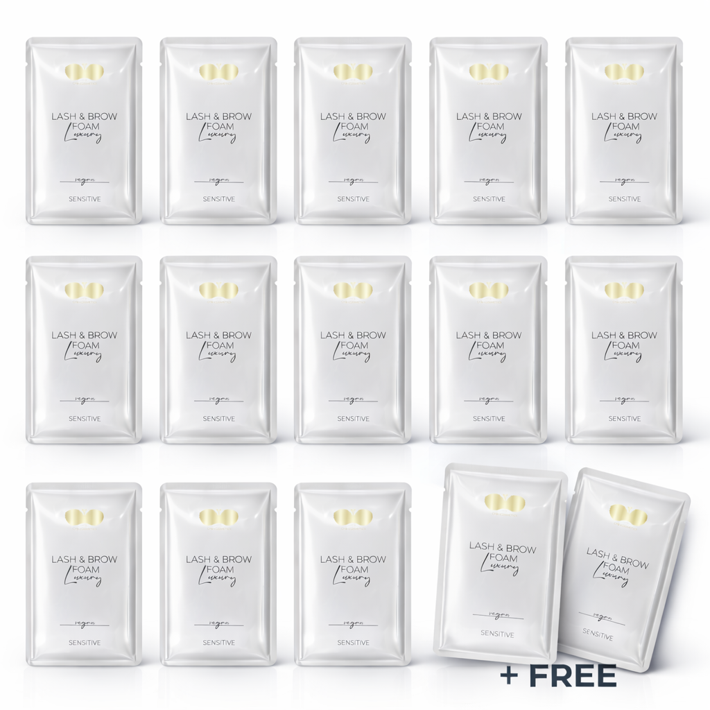 Wimpernshampoo Konzentrat 10er Set + 2 gratis | Lash & Brow Foam