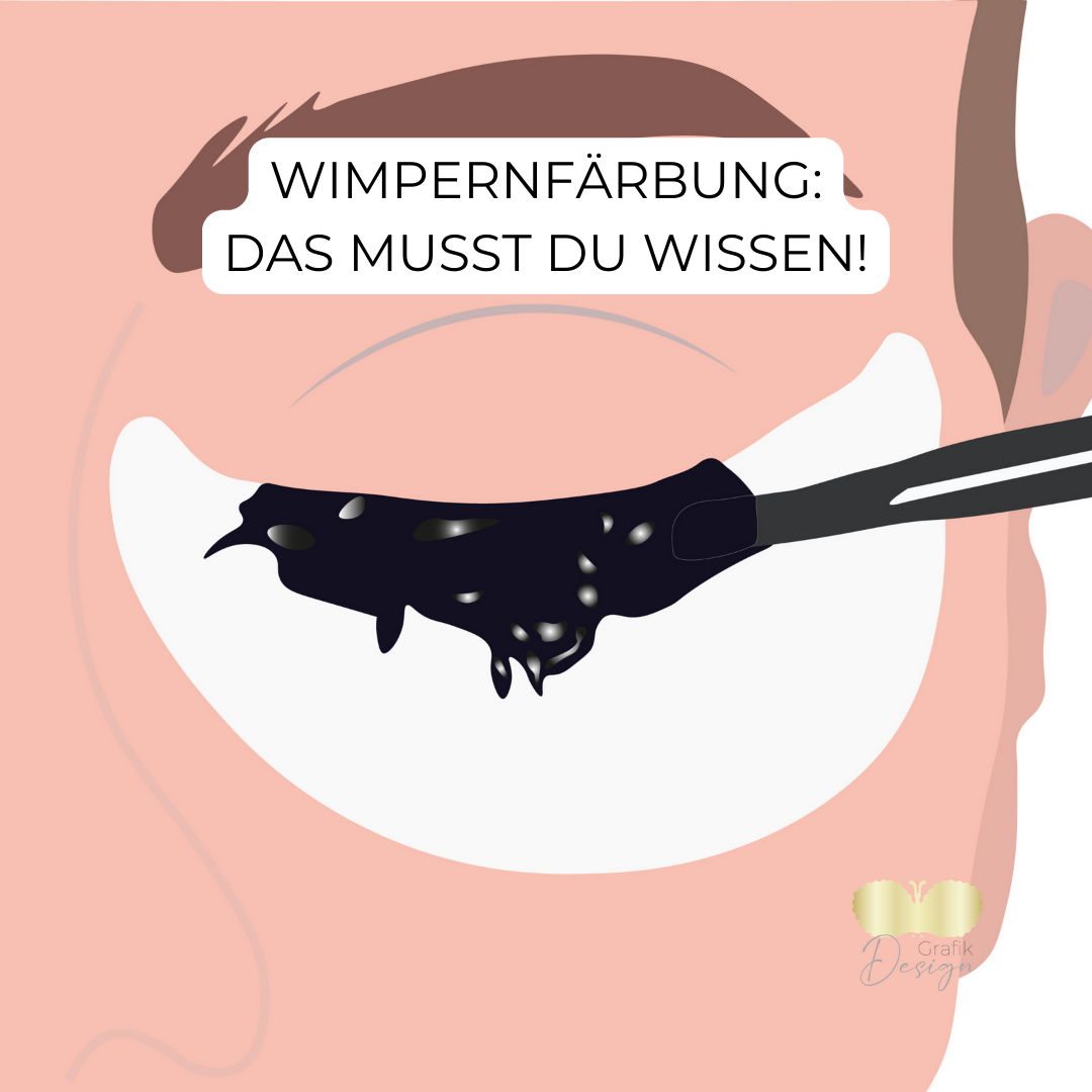 Wimpernfärbung: Was passiert, wenn die Farbe aufgetragen wird?