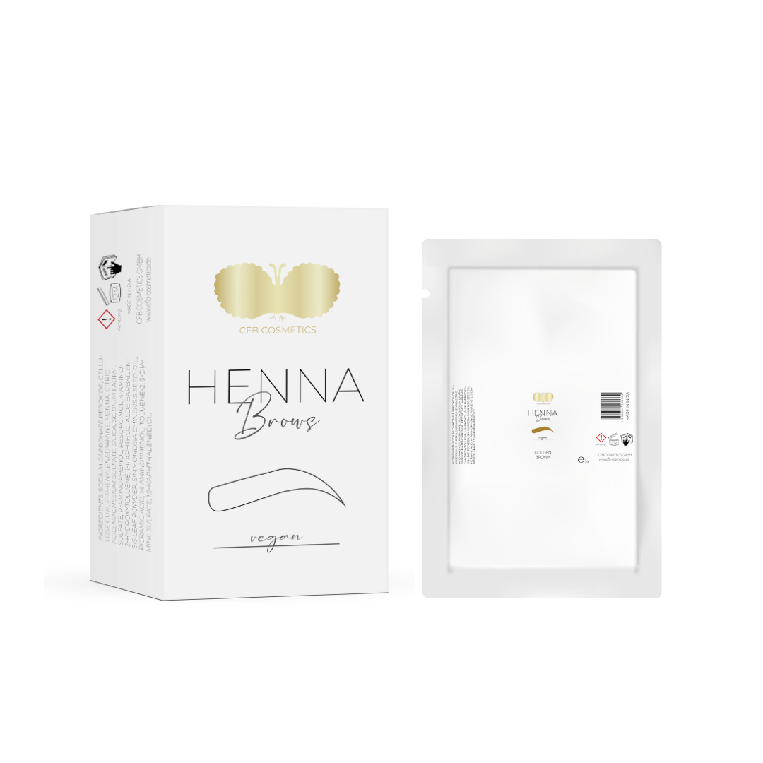 Henna Brows Farbe | 5 g | Sachets | Golden Brown