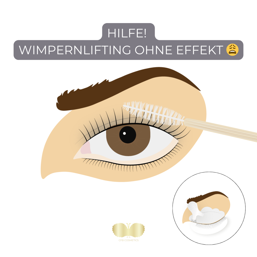 Eyelash lift no effect