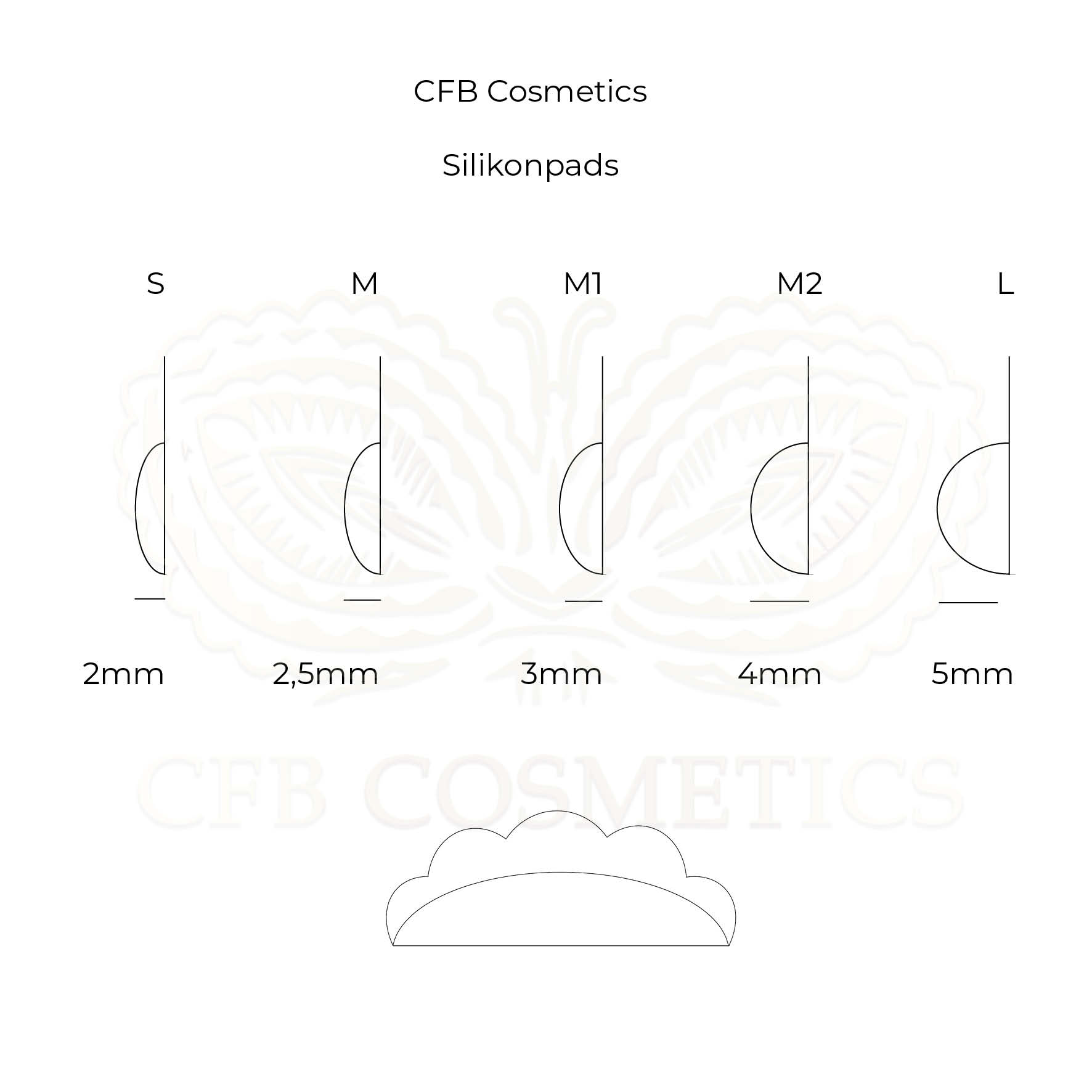 Silikonpads | Standard | verschiedene Größen
