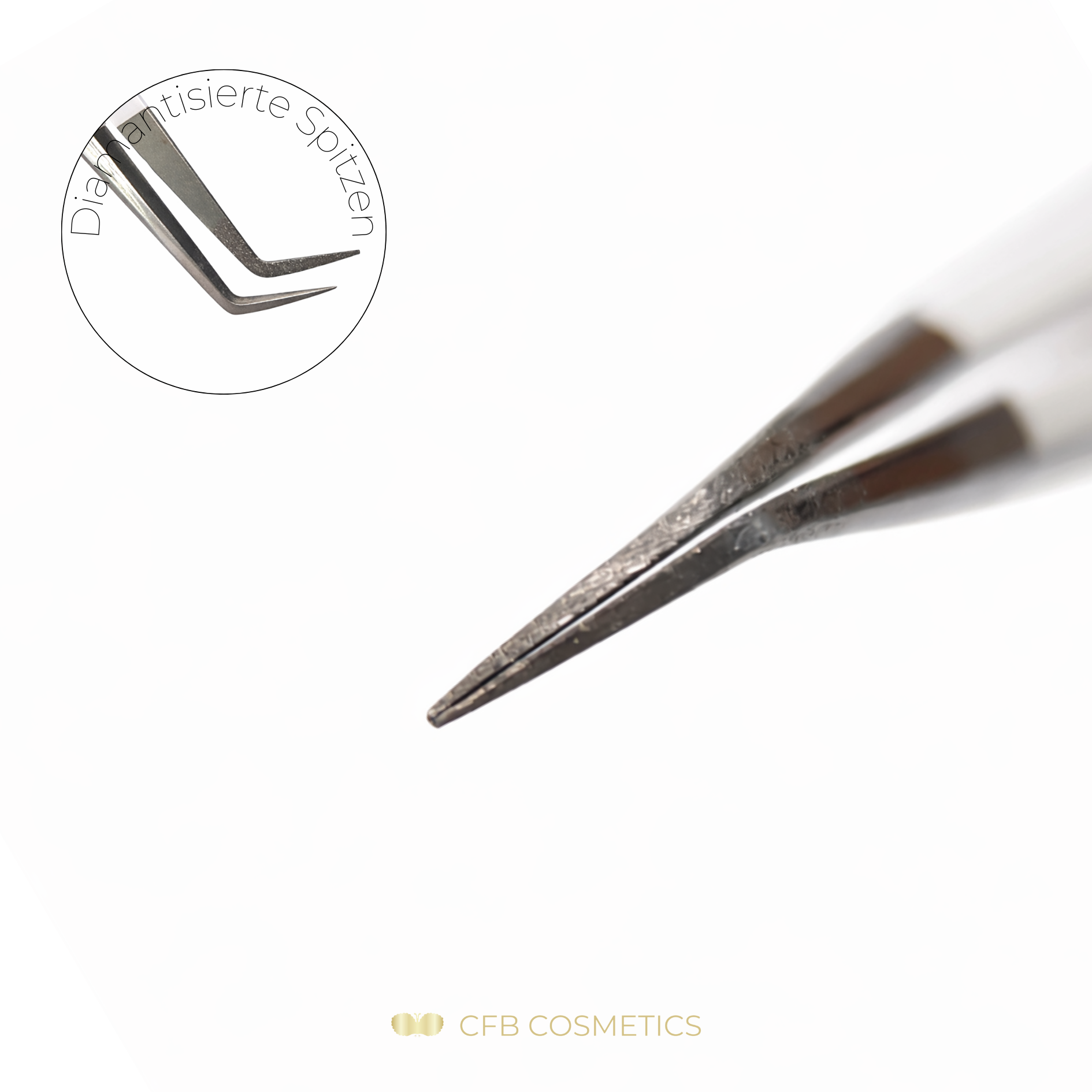 Luxury Diamond Tweezers No. 13 Volume Technique CFB Cosmetics®