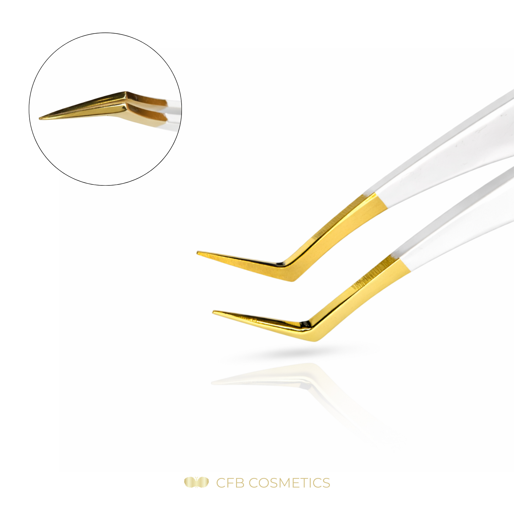 Luxury Tweezers No 5 75° 10 mm for volume technique CFB Cosmetics®