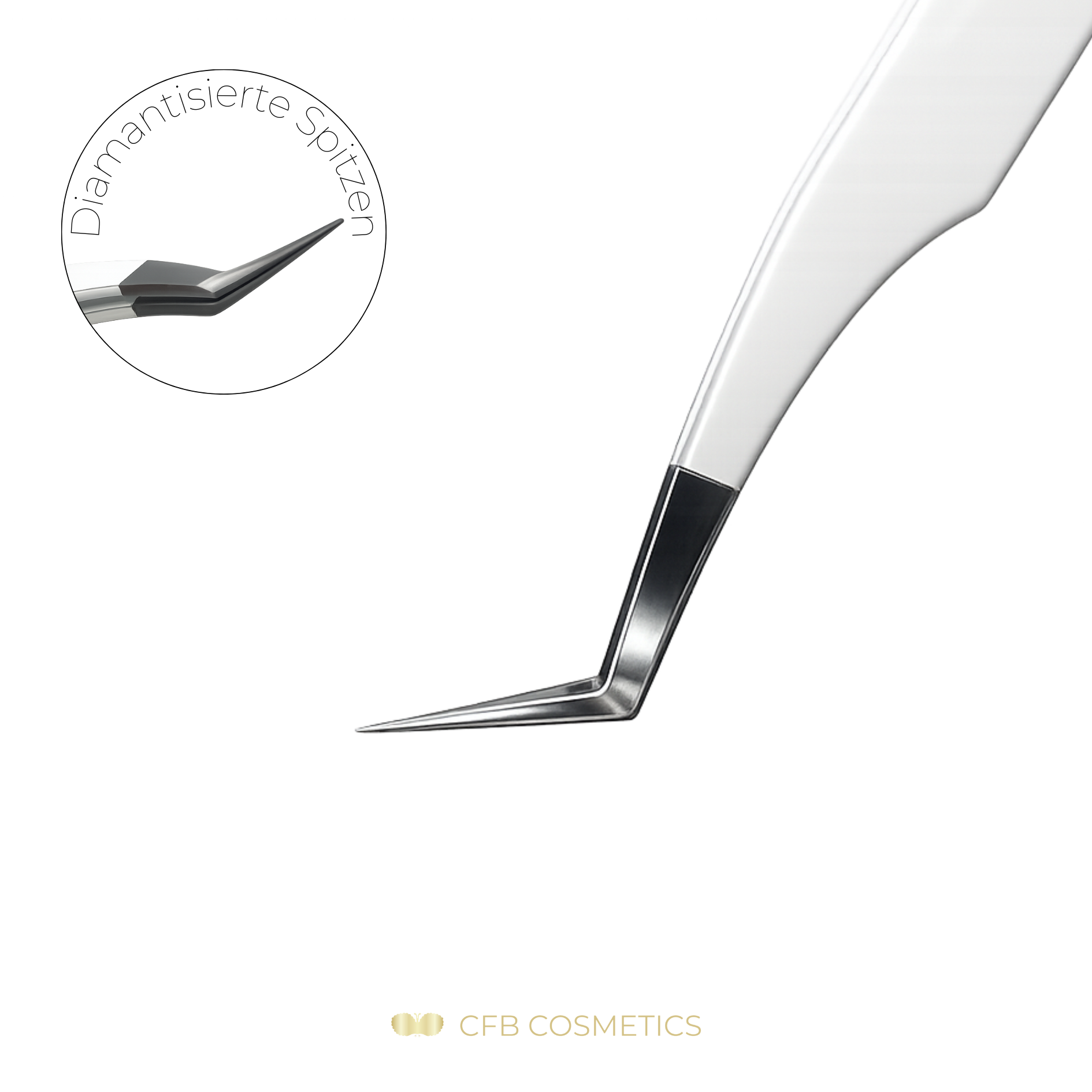 Luxury Diamond Tweezers No. 5 Volume Technique CFB Cosmetics®