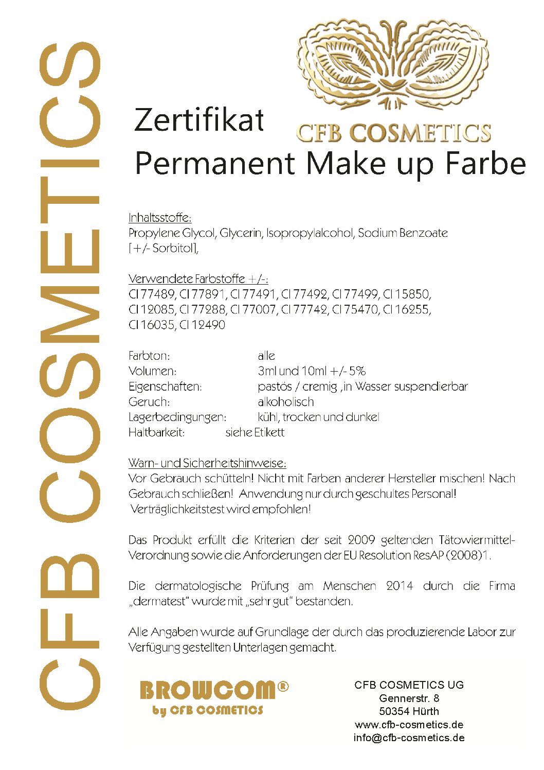 Zertifijat-Microblading-Farbe0oaGMAoqfcl7X Microblading Pigment | Black Brown
