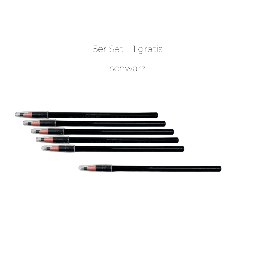 5er Set Vorzeichenstift + 1 gratis | schwarz