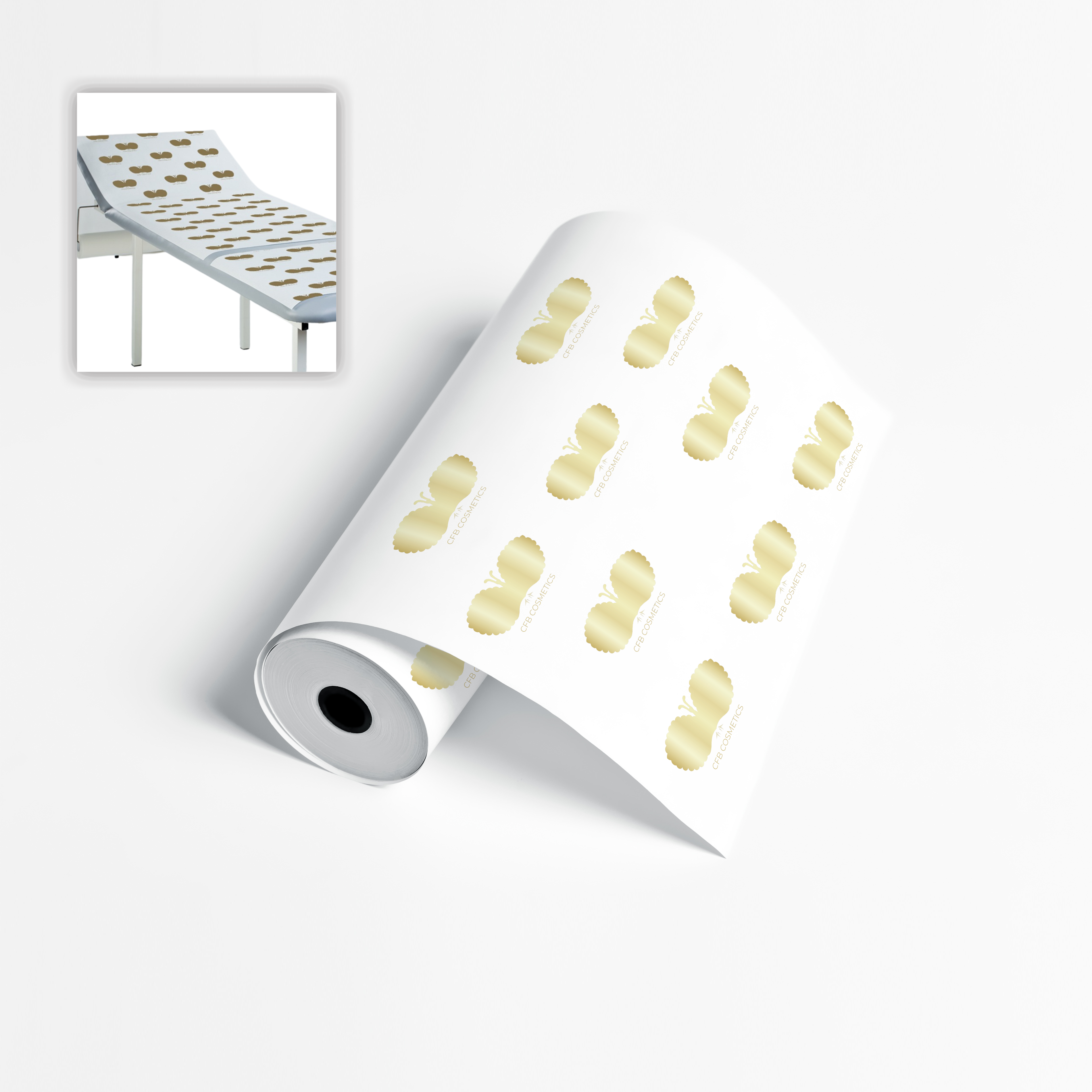 Medical overlay for cosmetic couch | water-repellent Medical overlay for cosmetic couch | water-repellent