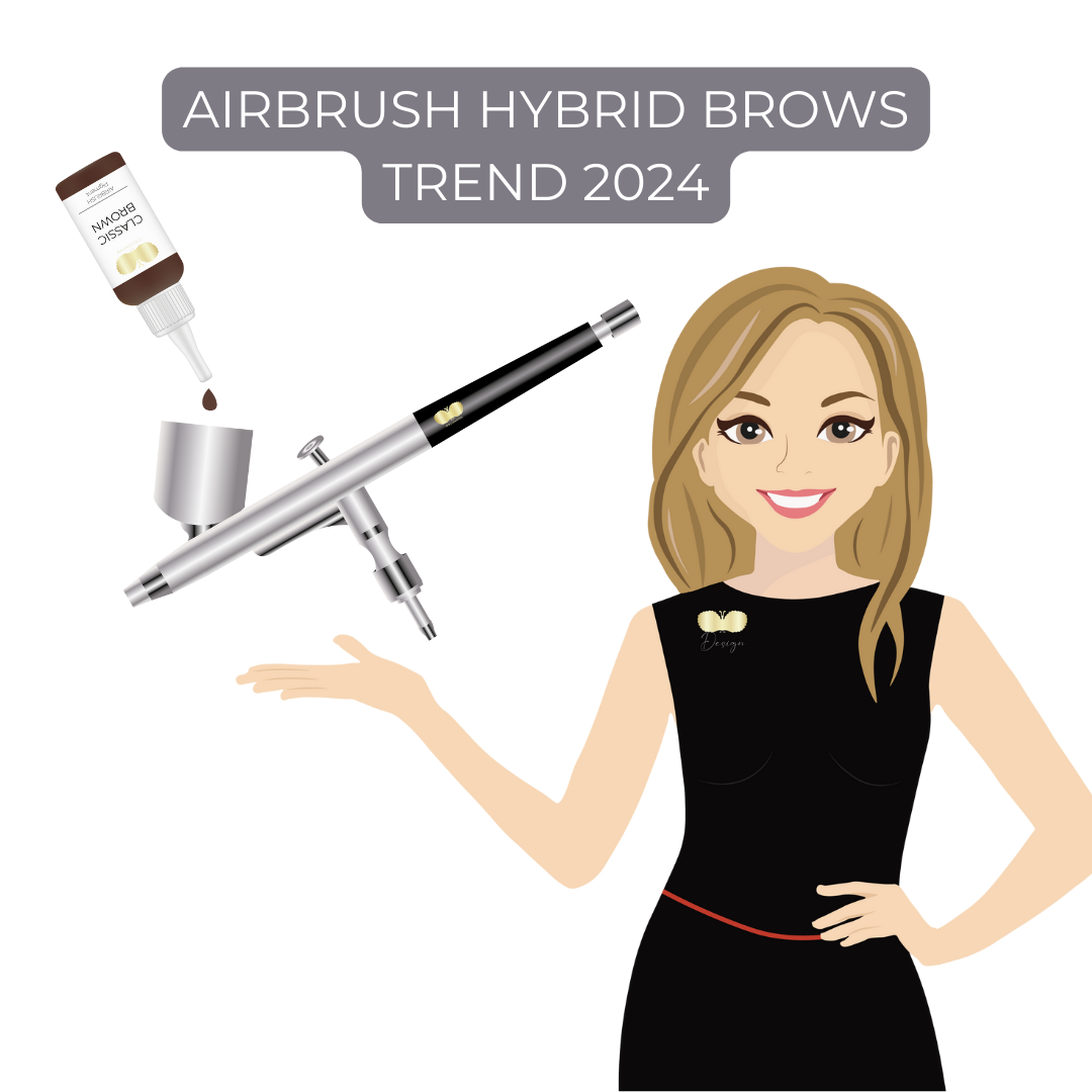 Airbrush Hybrid Brows on trend