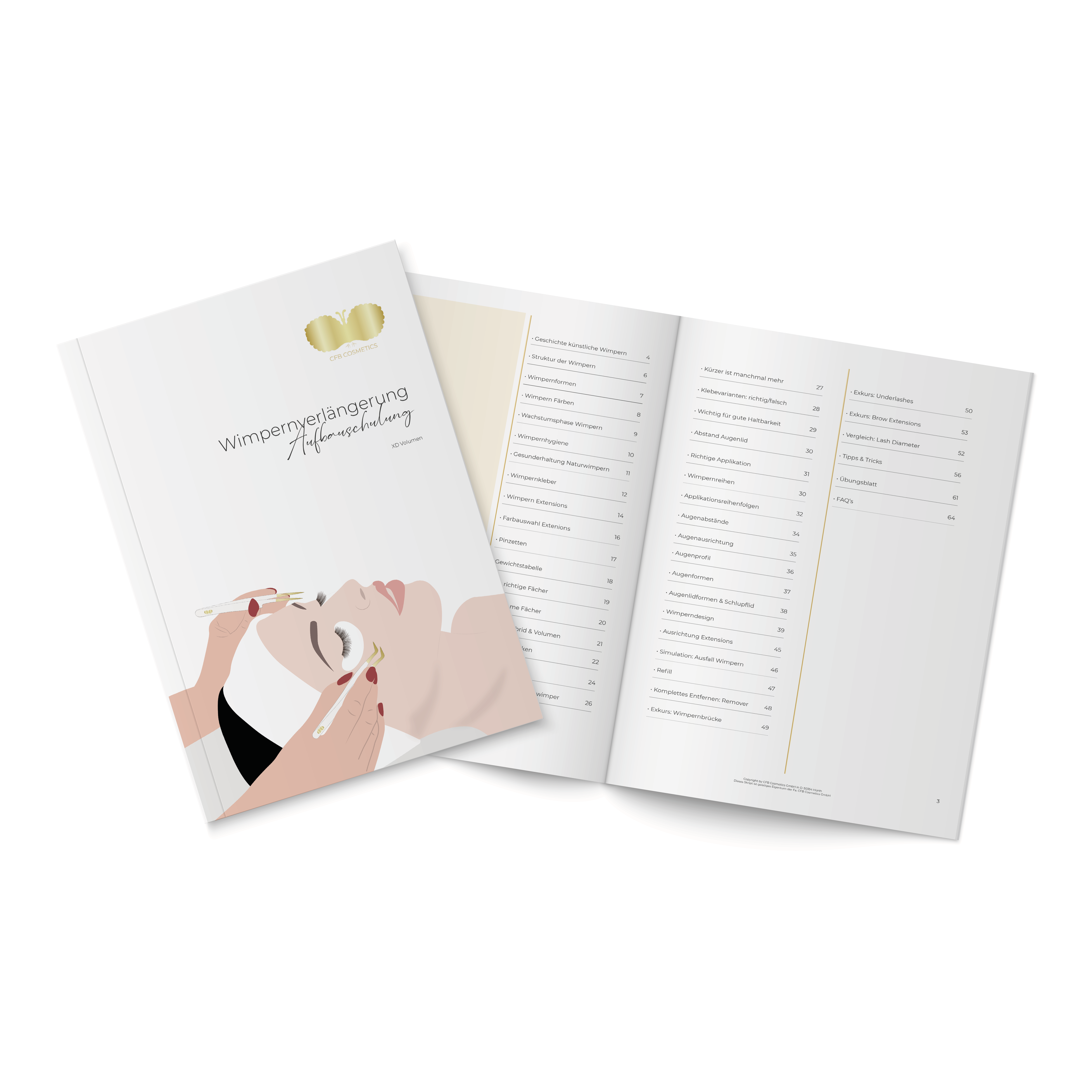 Mockup-Schulungsmappe-XD-Wimpernverla-ngerung-2023 XD Volume eyelash extensions VIP training | basic | 1 day