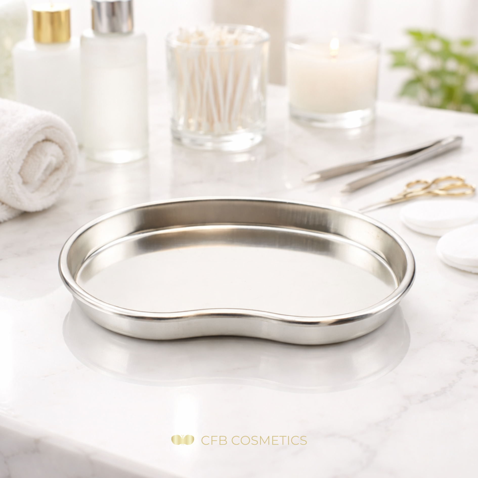 Nierenschale Edelstahl groß für kosmetische Behandlungen - CFB Cosmetics®