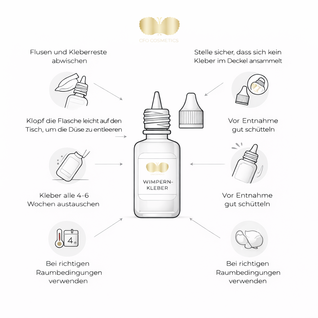 Eyelash glue | BLACK PEARL | black | 1 - 2 sec