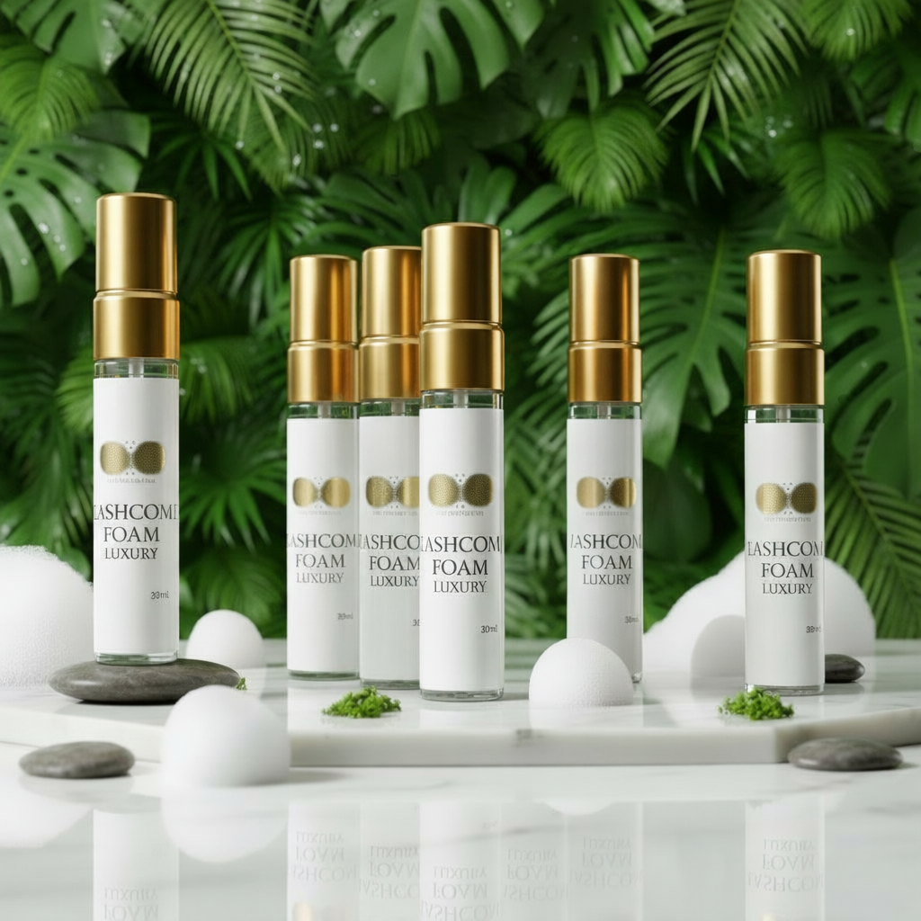 Eyelash shampoo set of 5 + 1 free | Lash &amp; Brow Foam 5ml 