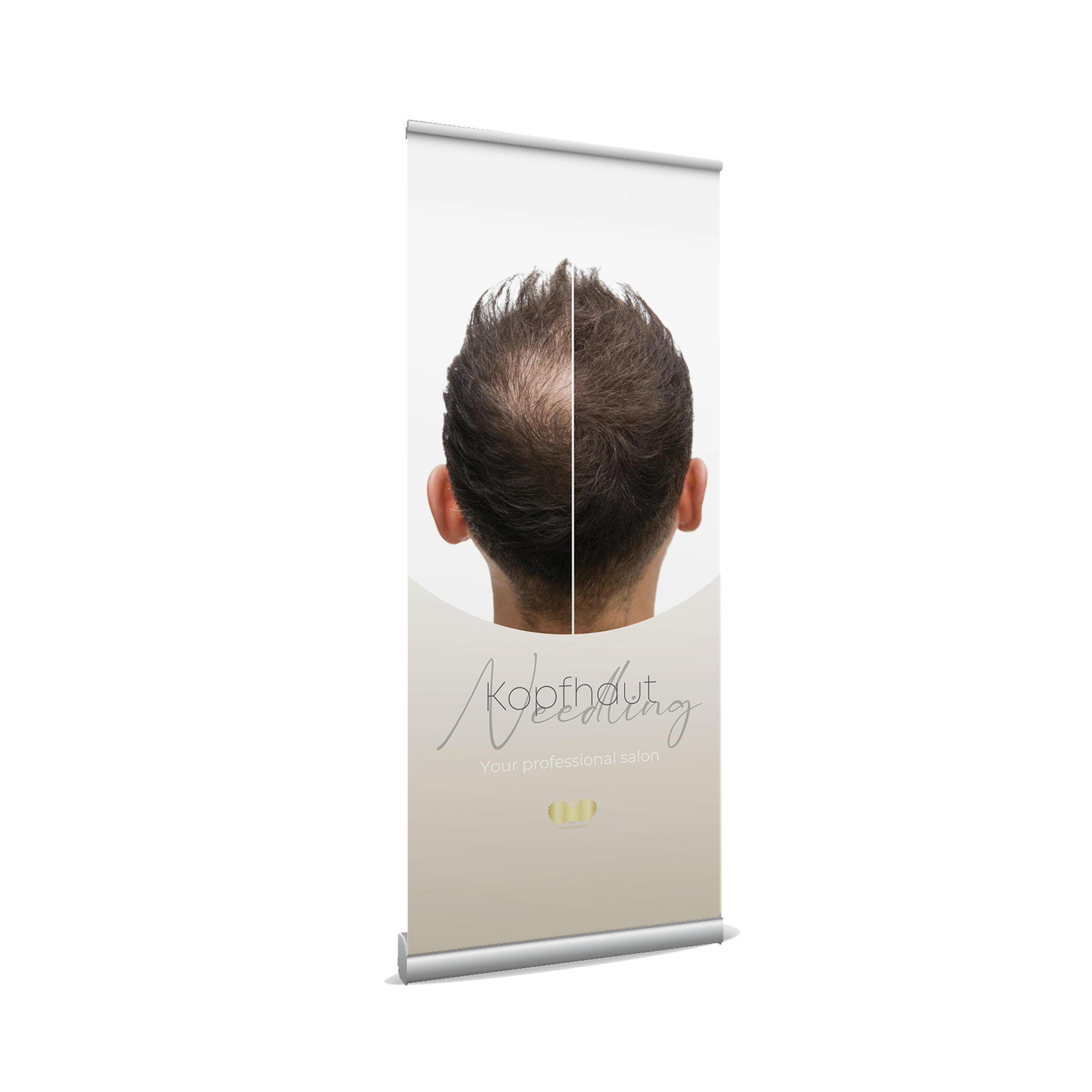 Roll up Banner | Needling Haarwachstum