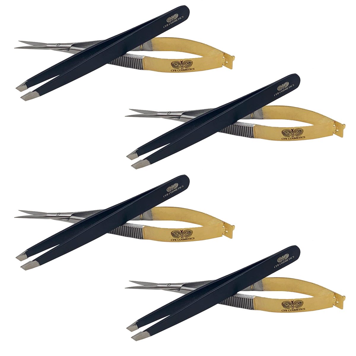 Eyebrow set | tweezers &amp; feather scissors
