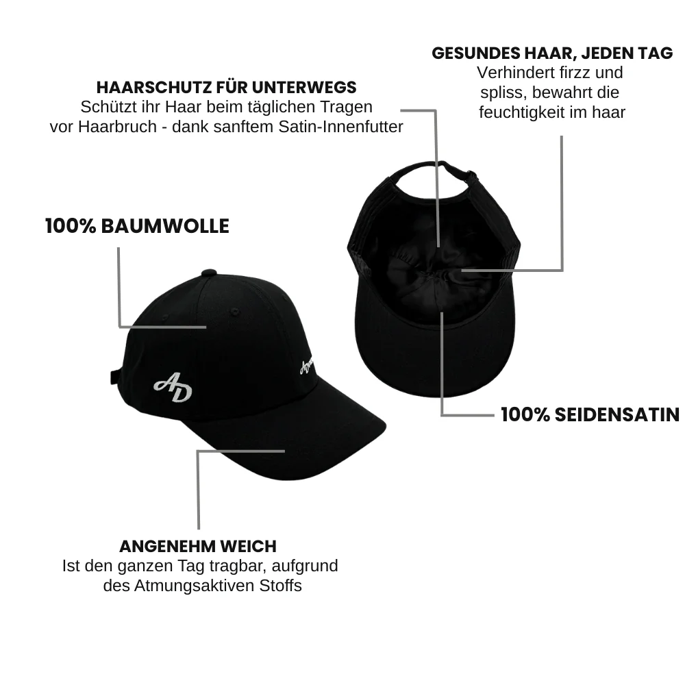 Haarschonende Cap | Advancing® Ventura | mit Seidensatin