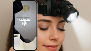 UV eyelash extensions | head lamp | with white UV LED light | LUV System®