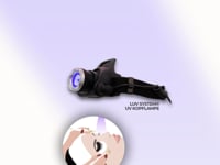 UV eyelash extensions | head lamp | with white UV LED light | LUV System®