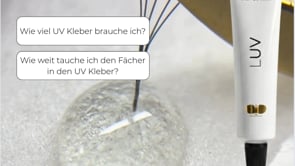 UV eyelash glue LUV | UV System | transparent | BESTSELLER | LUV System®